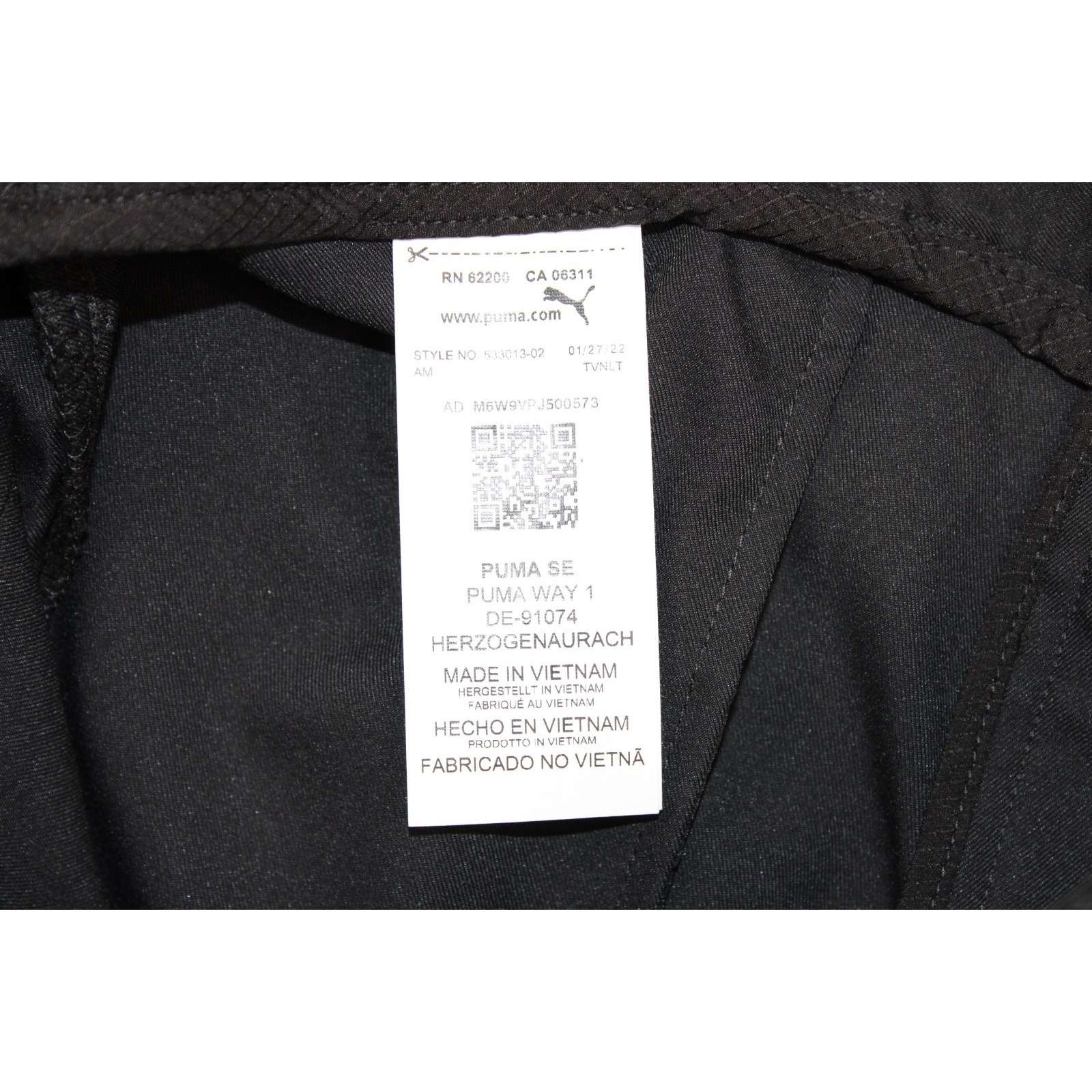 $65 Puma Womens Bermuda Golf Chino Shorts 8" Sz Xs Black Upf 50 Stetch Waist Nwt — image 6 of 8